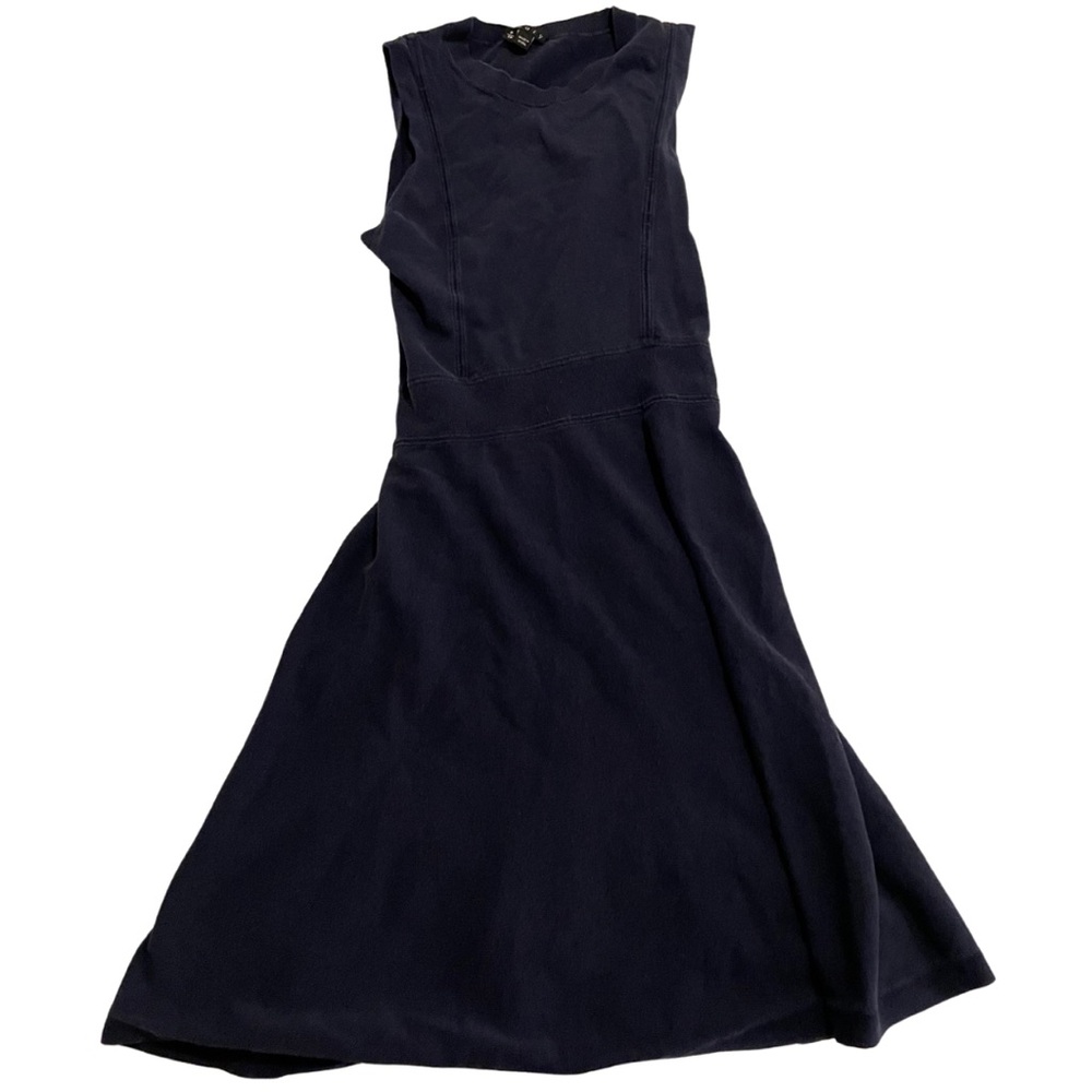 Stretchy navy Theory dress